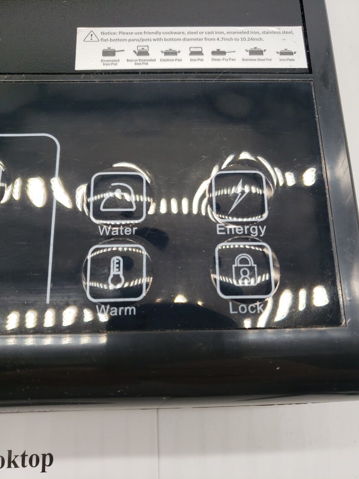 Karinear Single Induction Cooker Portable Cooktop Burner Hot Plate Stove 16d3 - Fresh Stock Dated February 2026