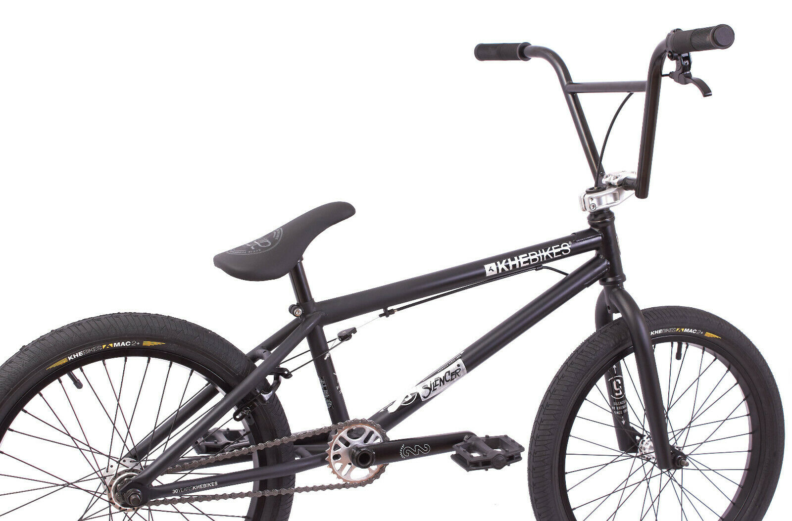 KHE BMX Bike Silencer LT Black 20 Inches With Affix Rotor Only 21.8lbs - Fresh Stock Dated January 2026