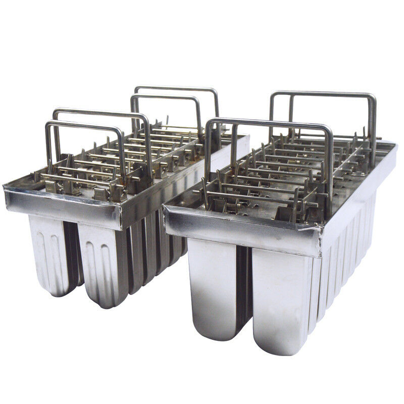 Ice Cream Bars  for Ice Quality 20pcs Stainless Steel Molds Lolly Popsicle021030 - Fresh Stock Dated February 2026