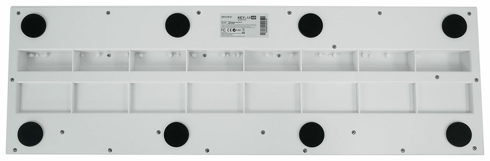 Arturia KeyLab Essential 49-Key White USB MIDI Keyboard Controller+Software+Bag - Fresh Stock Dated December 2025