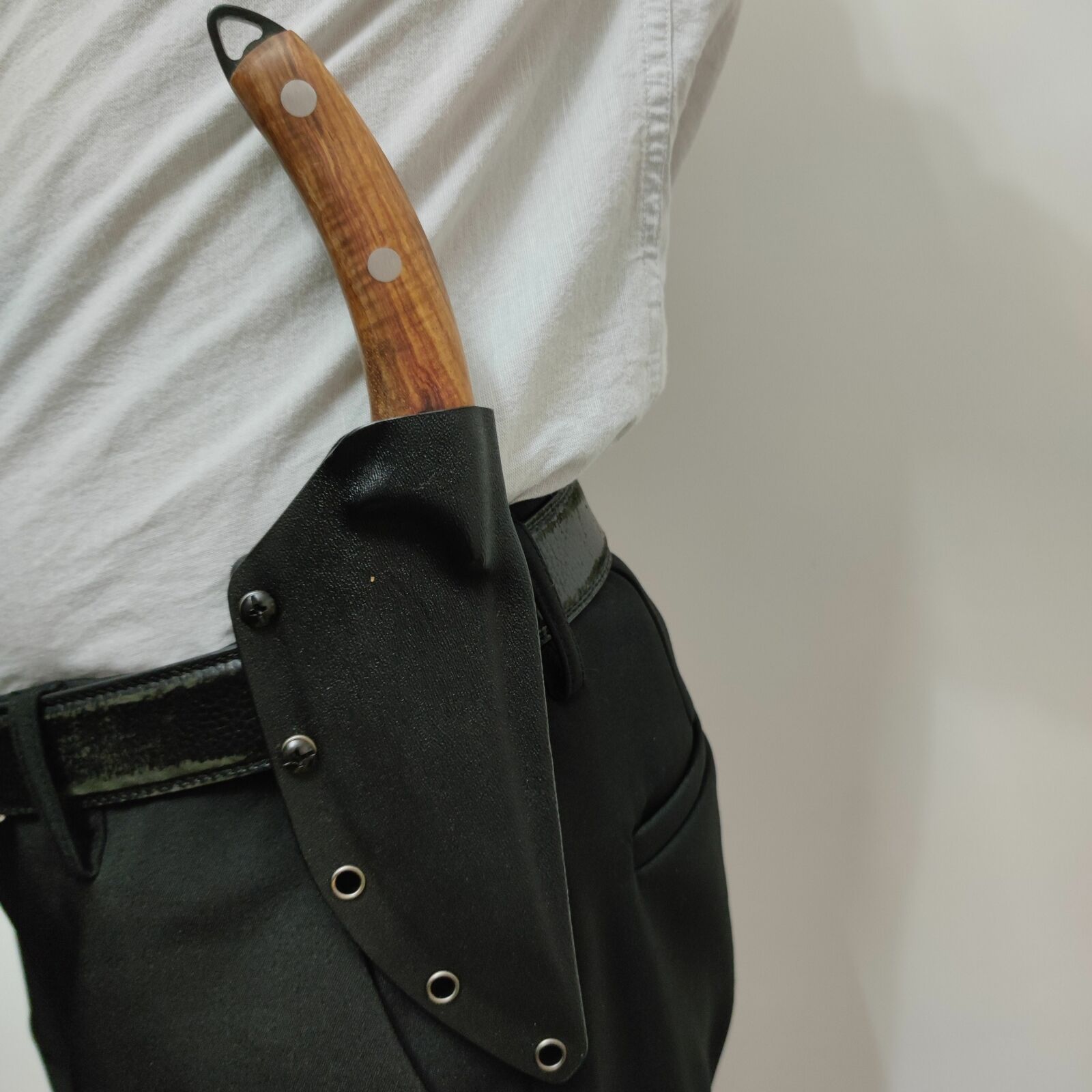 Mus™Stainless Steel Boning Knife Handmade Kitchen Meat Cleaver Kydex Sheath - Fresh Stock Dated January 2026