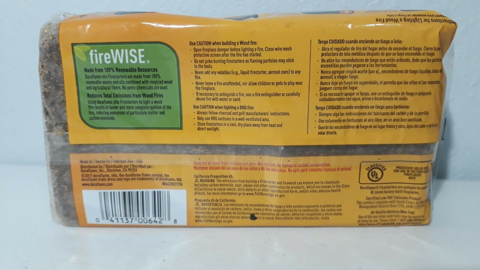 duraflame stix Multi-use Firestarters - Package of 12 Stix -  Brand New / Sealed - Fresh Stock Dated December 2025