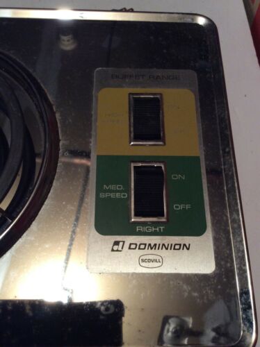 DOMINION,DOUBLE ELEMENT BUFFET RANGE MODEL 1457 - Fresh Stock Dated February 2026