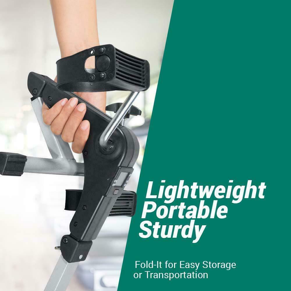 Exercise Pedal Mini Cycle Fitness Stepper Bike Aerobic Calories Display Home Gym - Fresh Stock Dated January 2026