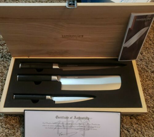 Kamikoto Kanepki Knife Set W/ Certificate Of Authenticity. BRAND NEW - Fresh Stock Dated January 2026