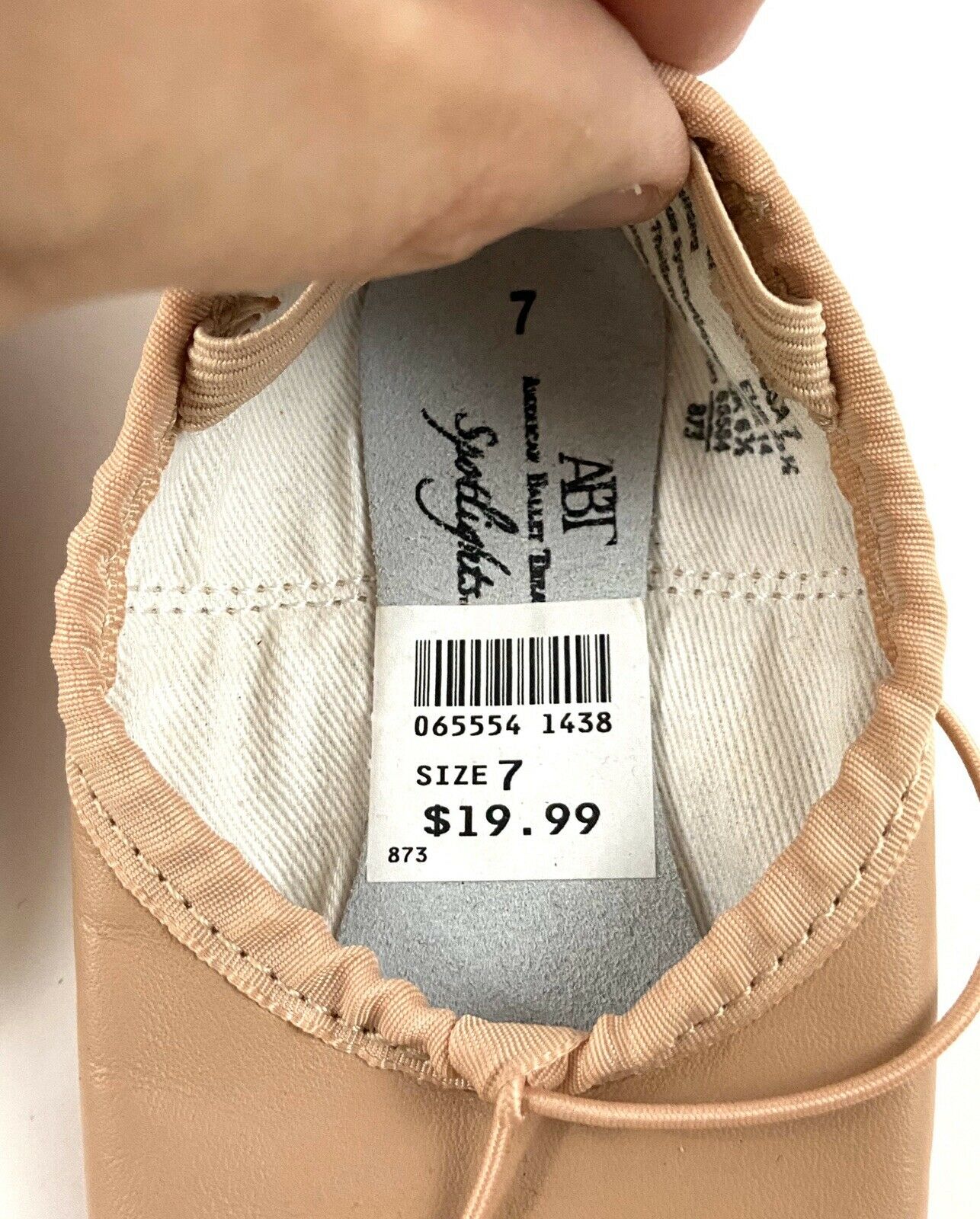 American Ballet Theatre Baby Toddler Girl Leather Pink Ballet Shoes Slippers 7 - Fresh Stock Dated December 2025