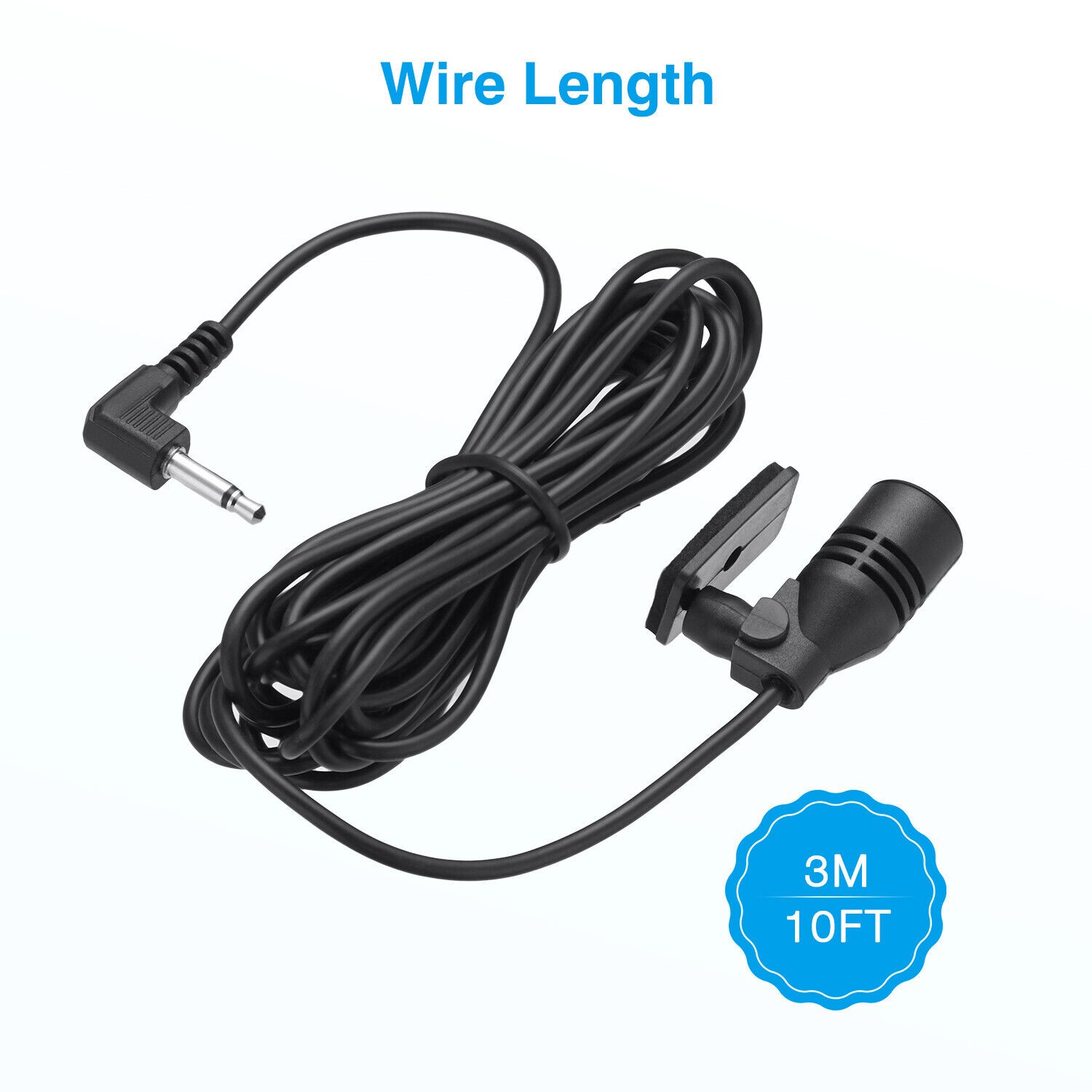 3.5mm Microphone Car Radio Stereo GPS Audio DVD External Mic - Fresh Stock Dated January 2026