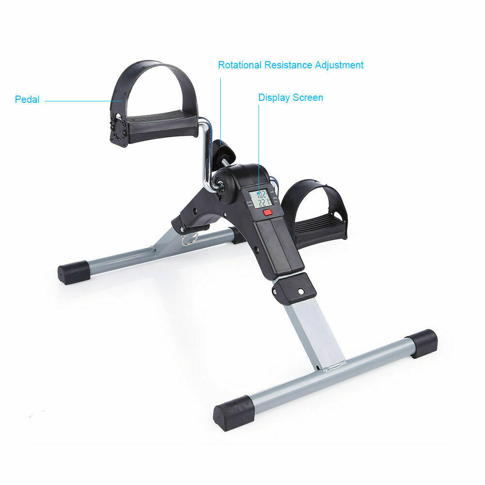 Exercise Pedal Mini Cycle Fitness Stepper Bike Aerobic Calories Display Home Gym - Fresh Stock Dated January 2026