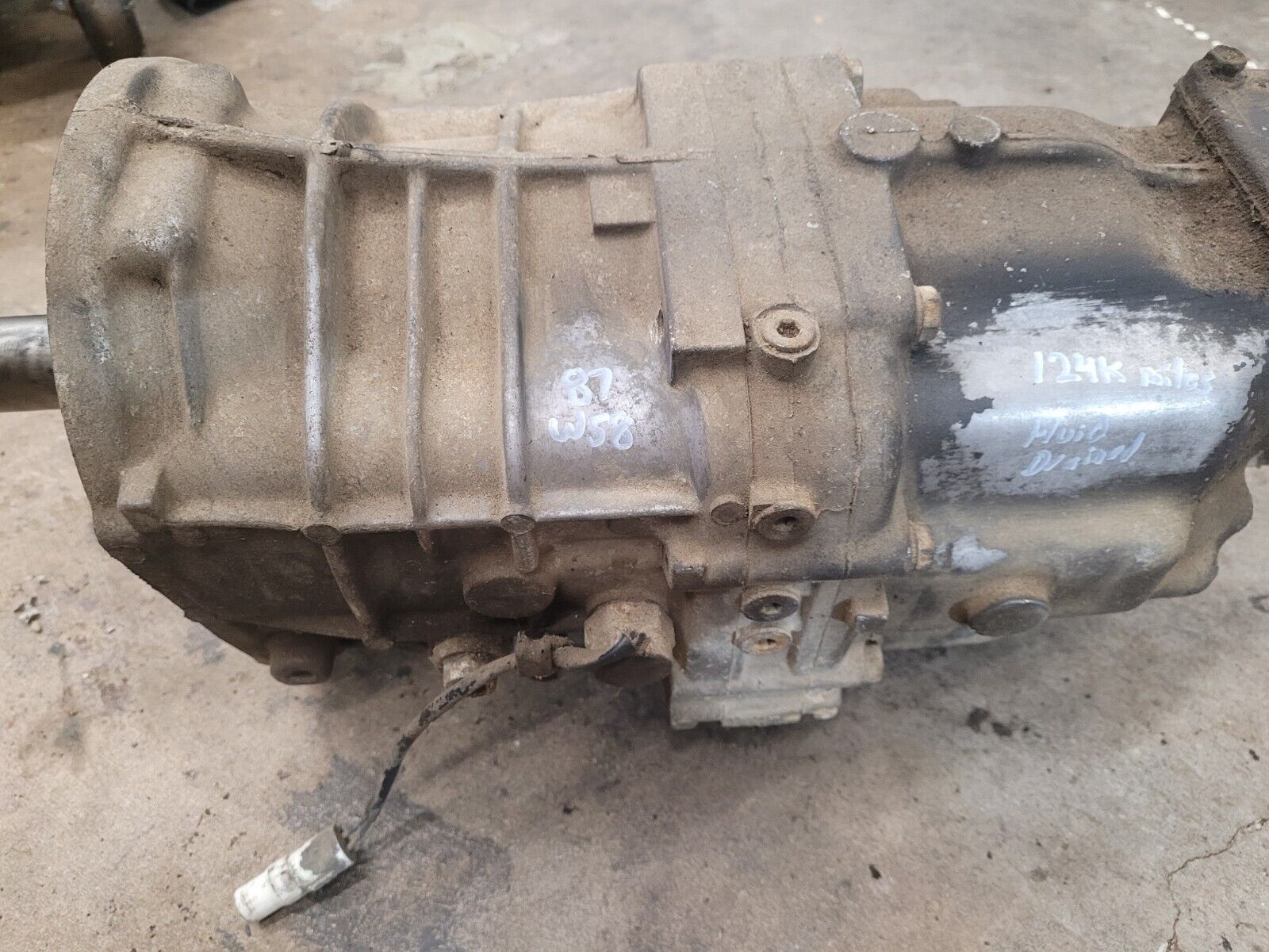 1986.5-1990 Toyota Supra MK3 7MGE Manual 5 Speed Transmission W58 124k miles - Fresh Stock Dated December 2025