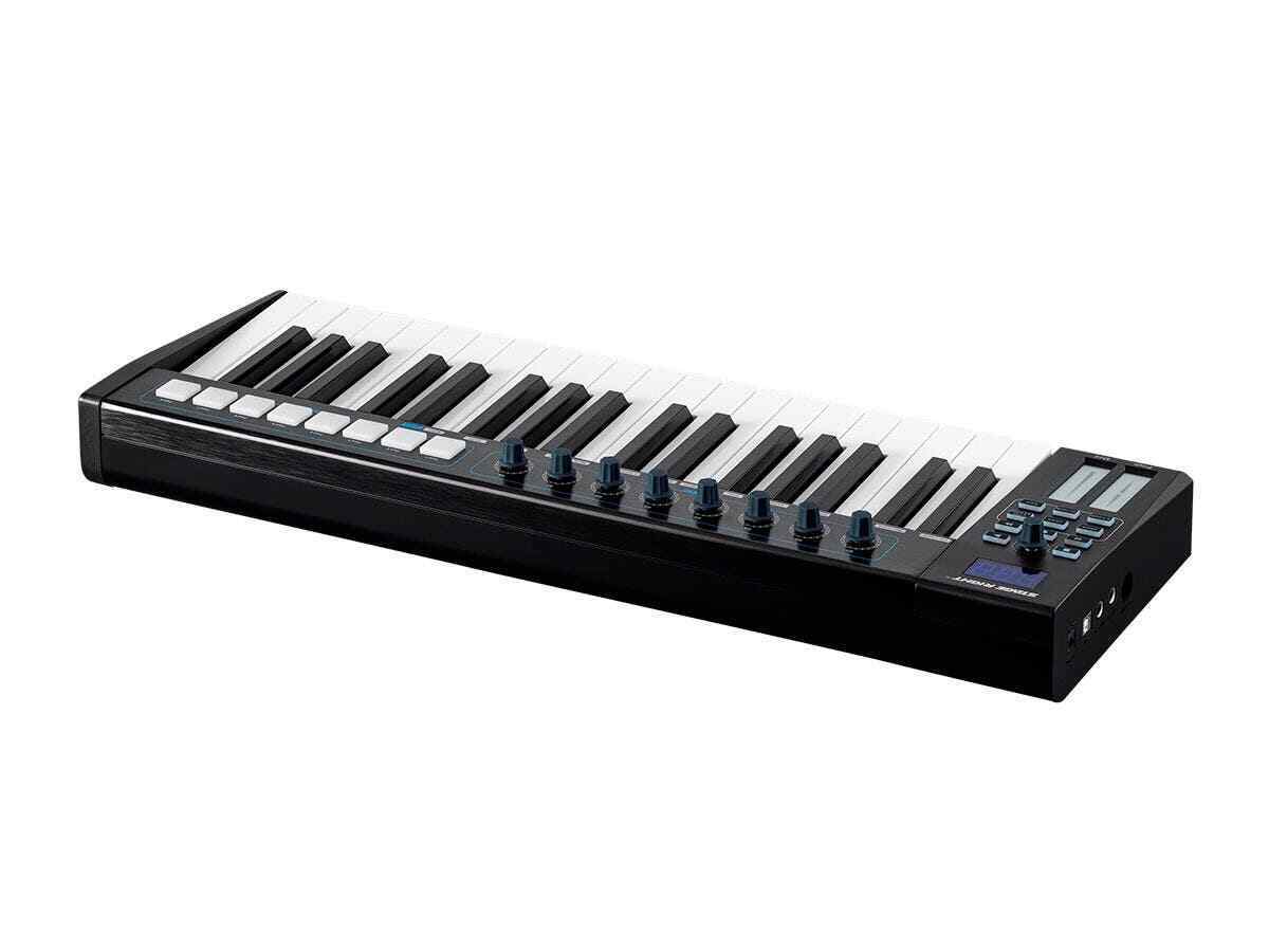 Monoprice SRK37 37-Key USB MIDI Keyboard Controller w/ 8 Velocity-Sensitive Pads - Fresh Stock Dated December 2025