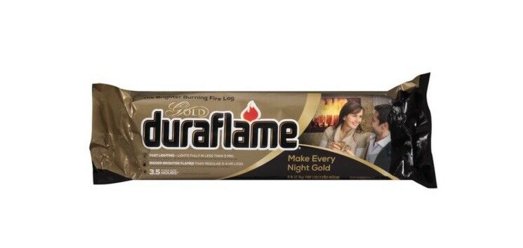 Duraflame Gold 3-hr Fire Log Bigger Brighter 4.5 lbs each - Fresh Stock Dated January 2026