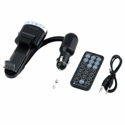 BT8118 Car Bluetooth FM Transmitter with Holder Function & Remote Control - Fresh Stock Dated December 2025