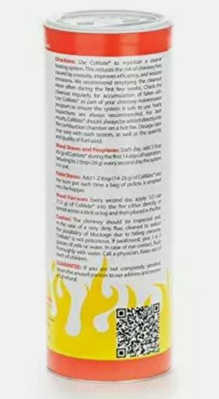 Co-Mate Chimney Cleaner (2 lb.) - Complete Chimney Care, Soot & Creosote Remover - Fresh Stock Dated January 2026