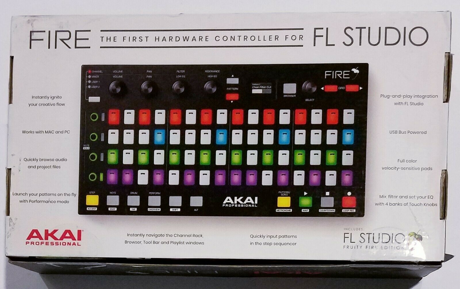 Akai Fire FL Studio Music Production Hardware Controller - Fresh Stock Dated December 2025