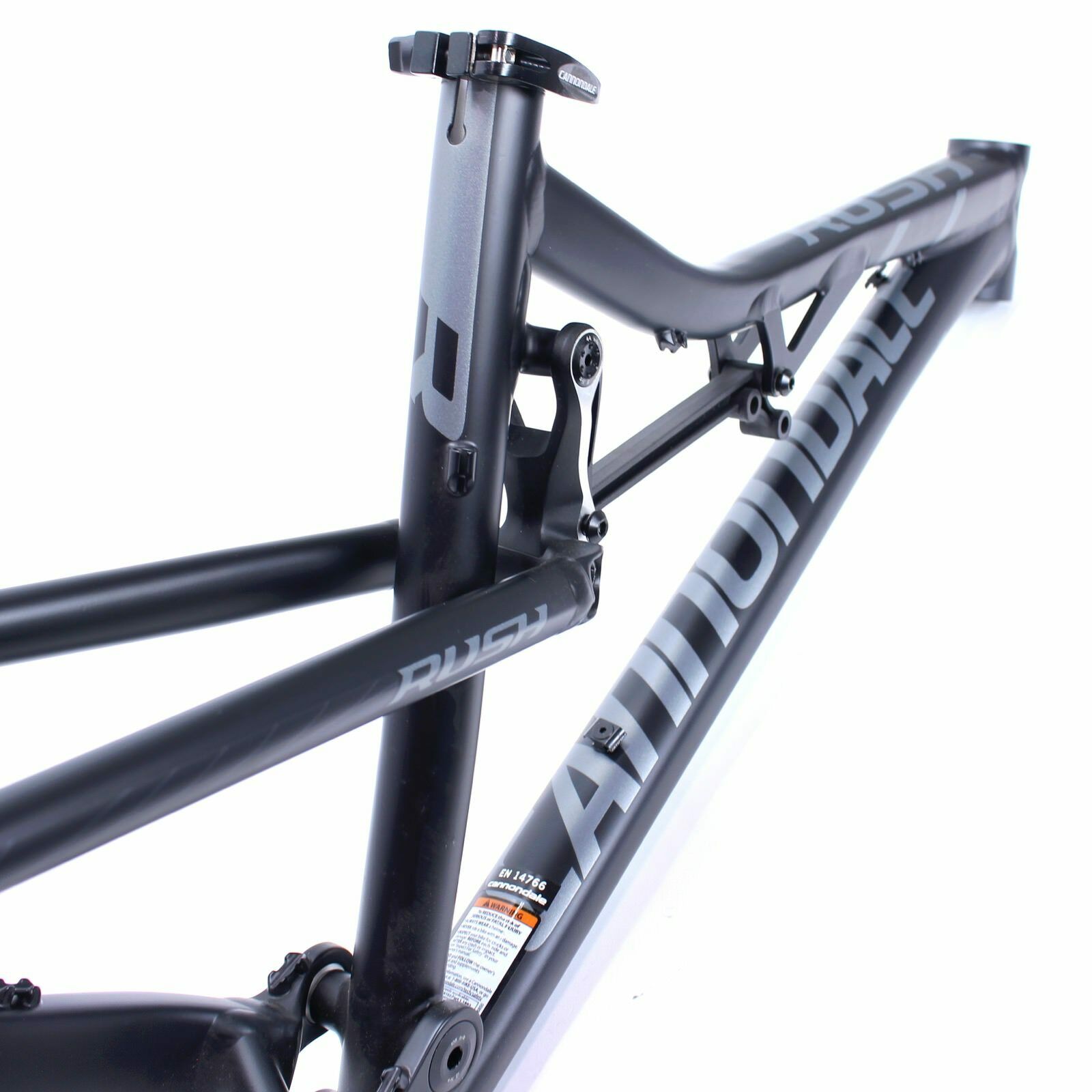 Cannondale 2014 Rush Alloy 29 Frame Only Small BBQ Matte Black NOS - Fresh Stock Dated December 2025