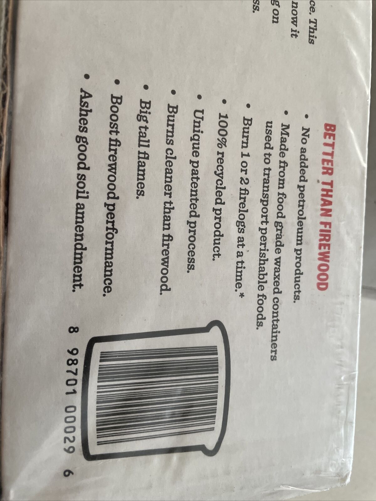 KFC 11 Herbs Spices Fire Log Enviro-Log Firelog Chicken Scented Limited Edition - Fresh Stock Dated January 2026