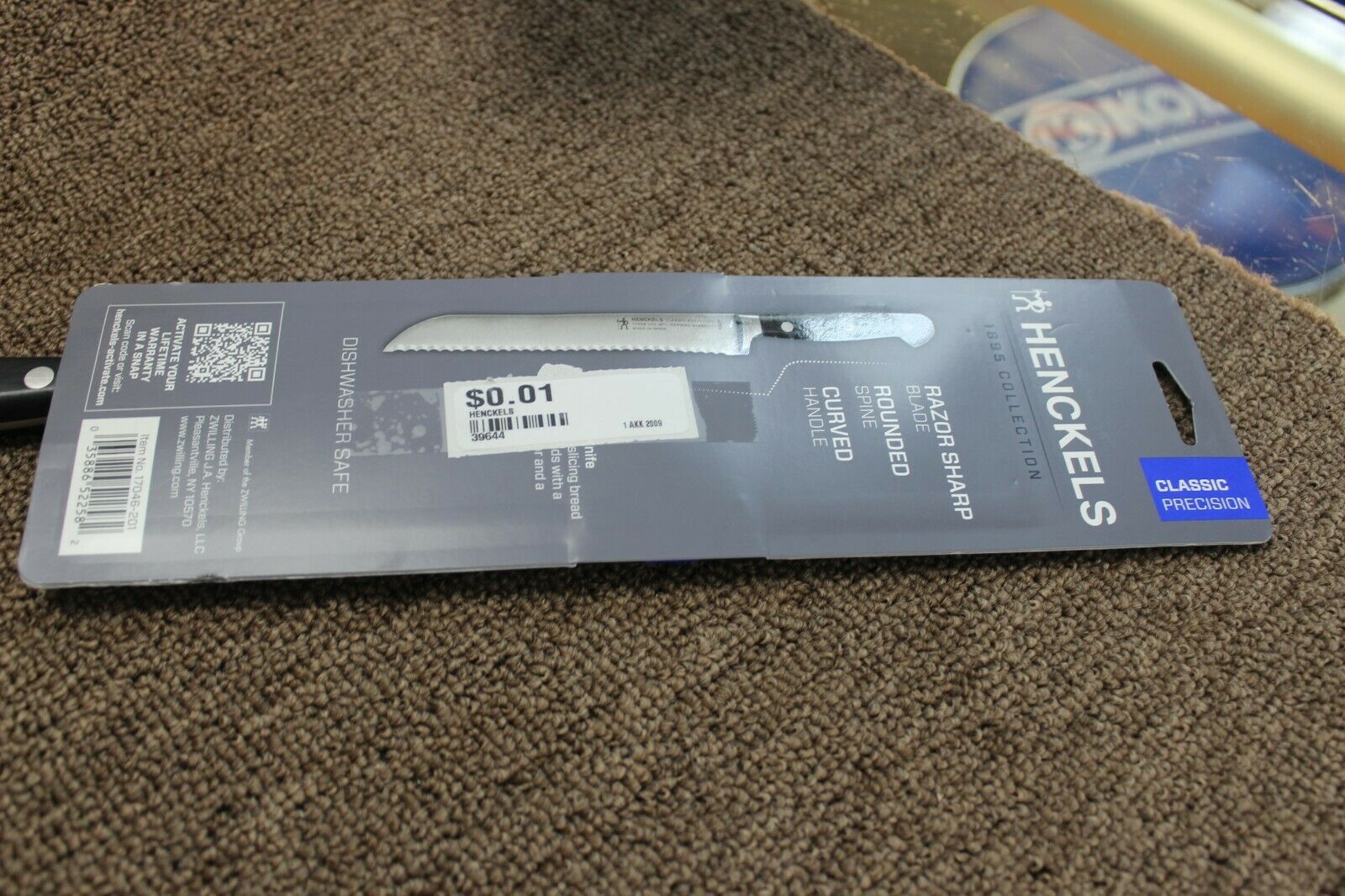 ZWILLING J A HENCKELS 17046-201  BREAD KNIFE-GERMAN STEEL-FREE SHIP IN THE USA - Fresh Stock Dated February 2026