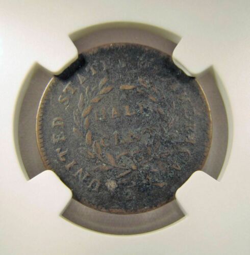 1794 1/2C HALF CENT VF DETAILS ENVIRONMENTAL DAMAGE NGC C544 - Fresh Stock Dated December 2025