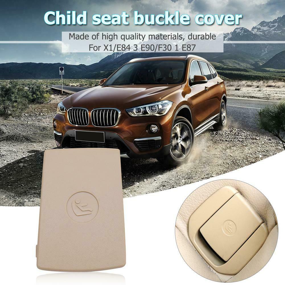 Car Rear Seat Hook ISOFIX Cover Child Restraint for X1 E84 3 Series (Beige) - Fresh Stock Dated December 2025