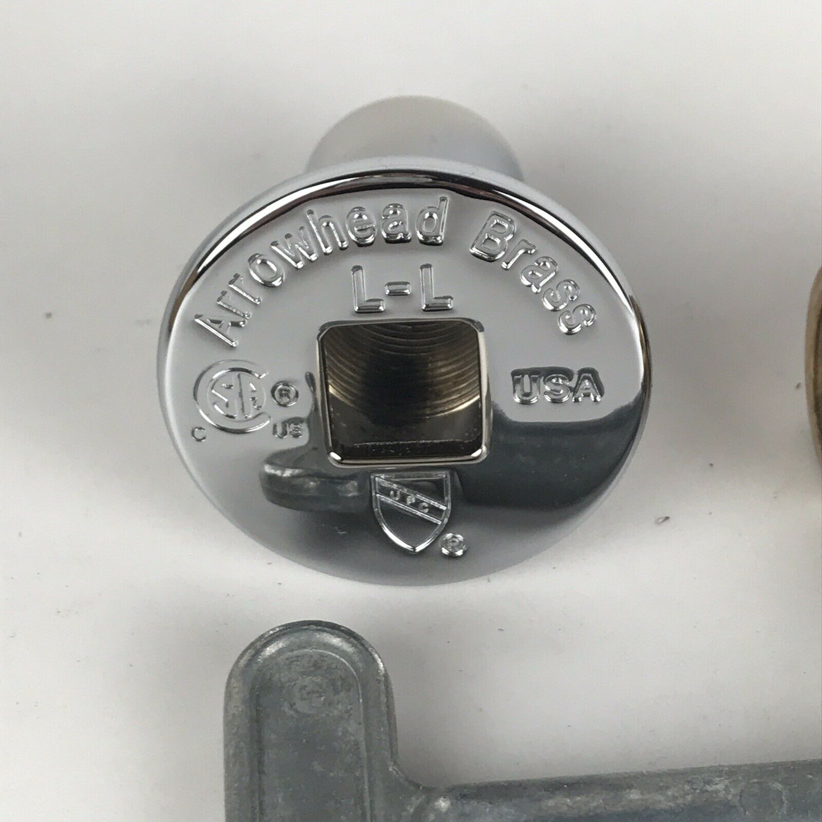 Arrowhead Brass 258B Gas Log Lighter Valve Adjustable Chrome Flange and Key - Fresh Stock Dated December 2025