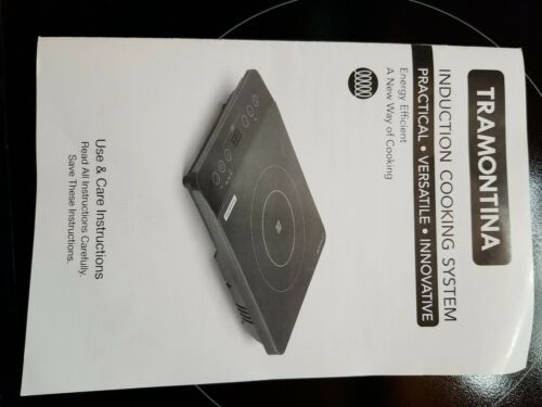 Tramontina InductionCooktop Single Burner Countertop Model 81500/100.New No Box - Fresh Stock Dated February 2026