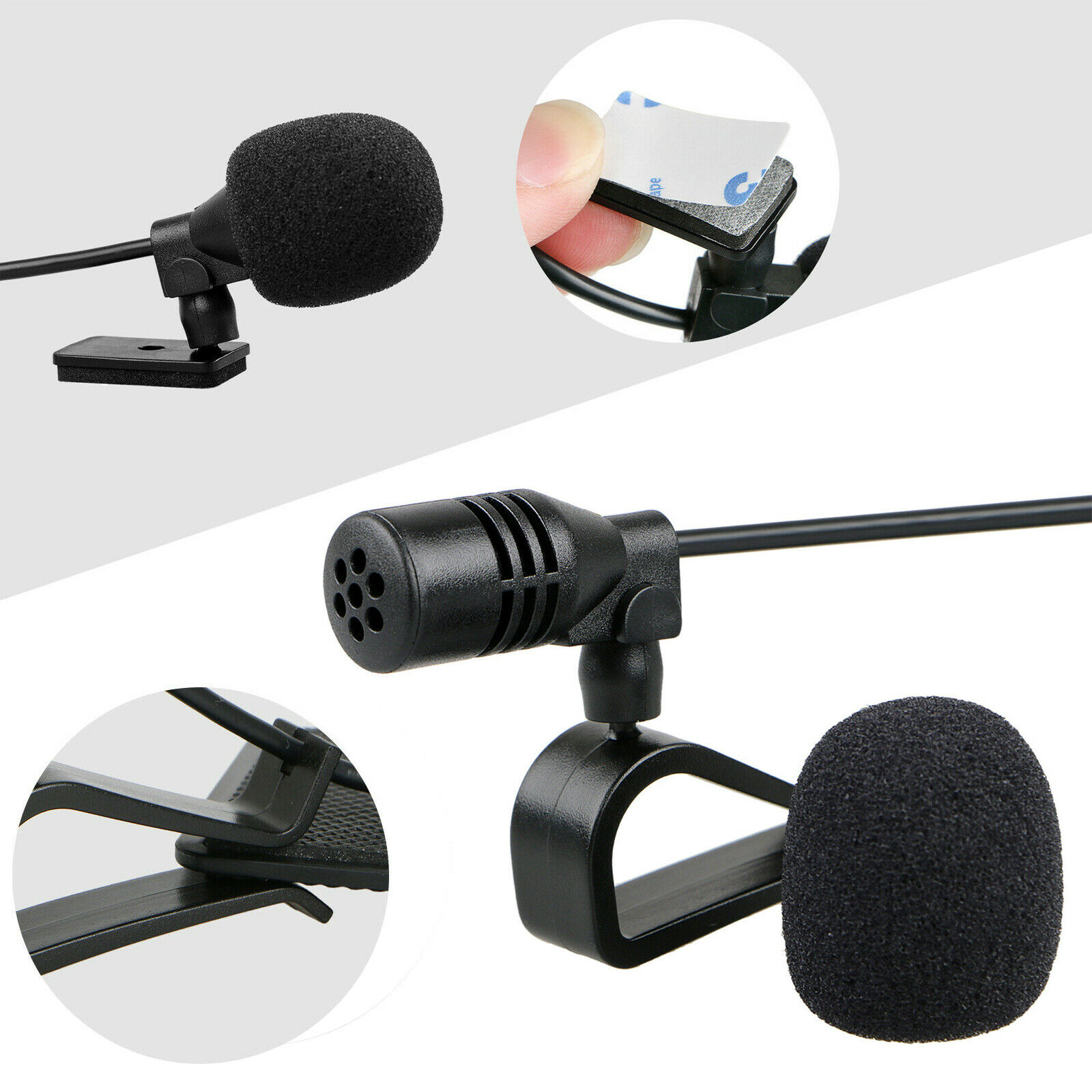 3.5mm Microphone Car Radio Stereo GPS Bluetooth Enabled Audio DVD External Mic - Fresh Stock Dated January 2026