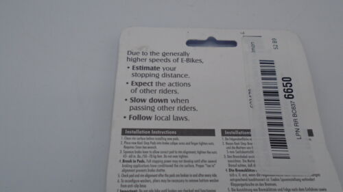 Kool Stop Brake Shoes K/S City CANTI PR Salmon - Fresh Stock Dated December 2025