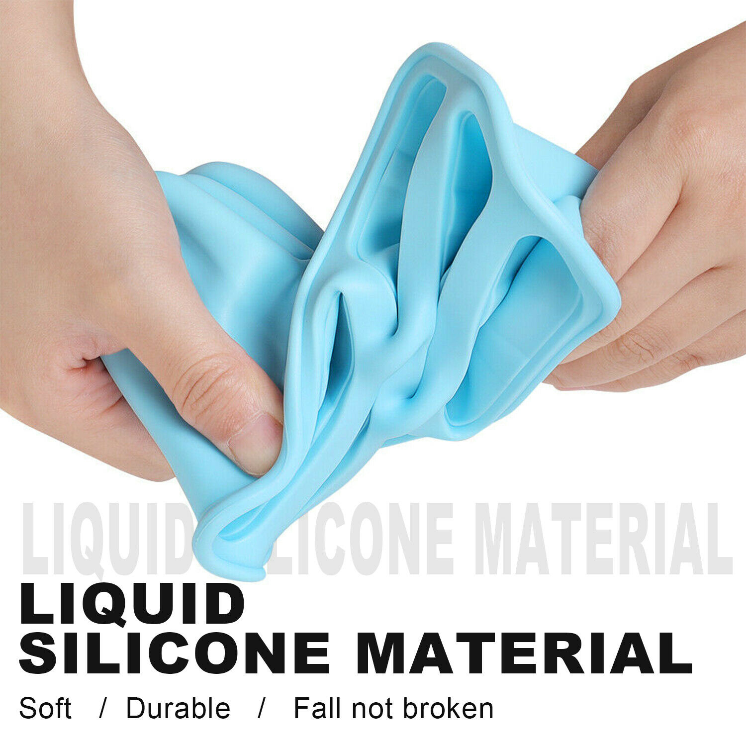 New Silicon 10Cell Ice Cream Mold DIY Frozen Popsicle Kitchen Ice Tray Cover Lid - Fresh Stock Dated January 2026