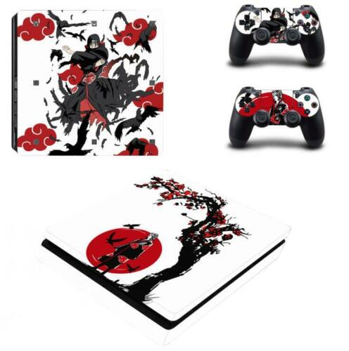 PS4 Slim Pro Naruto Uchiha Itachi Skins Decal Stickers for Console Controllers - Fresh Stock Dated February 2026