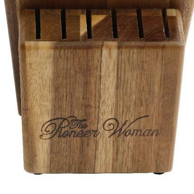 14 Piece Forged Cutlery Wooden Block Set Storage Looks Great Added Kitchen Tools - Fresh Stock Dated January 2026