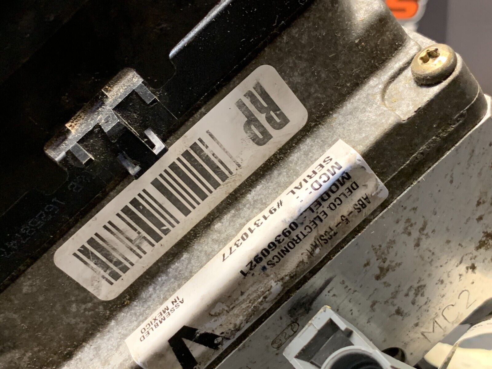1999 CORVETTE C5 FRC OEM 09360921 ABS ANTI LOCK BRAKE PUMP MODULE V CODE **READ* - Fresh Stock Dated December 2025