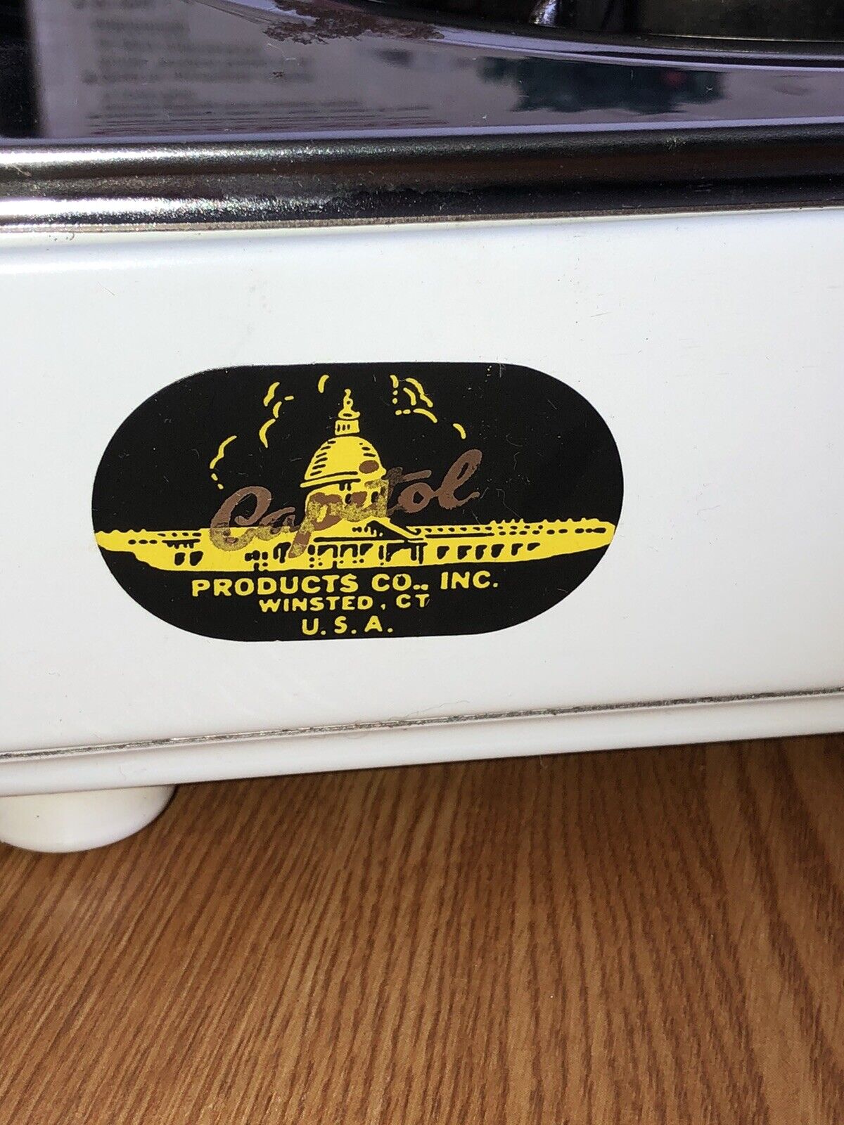 Vintage Capitol Cook’ette Single Burner Electric Stove Hot Plate Made In USA - Fresh Stock Dated February 2026