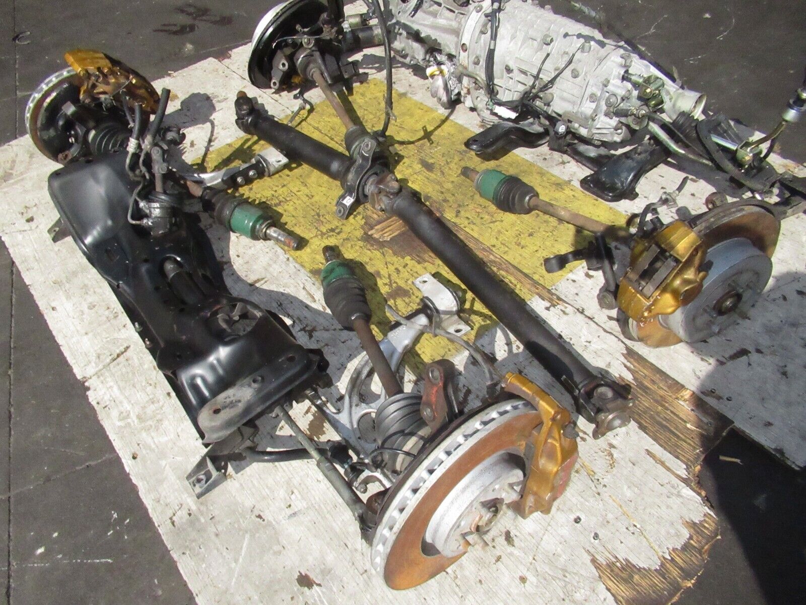 02 Subaru WRX STI V7 Non Dccd Transmission R180 Differential Brembo Brakes 5X100 - Fresh Stock Dated January 2026