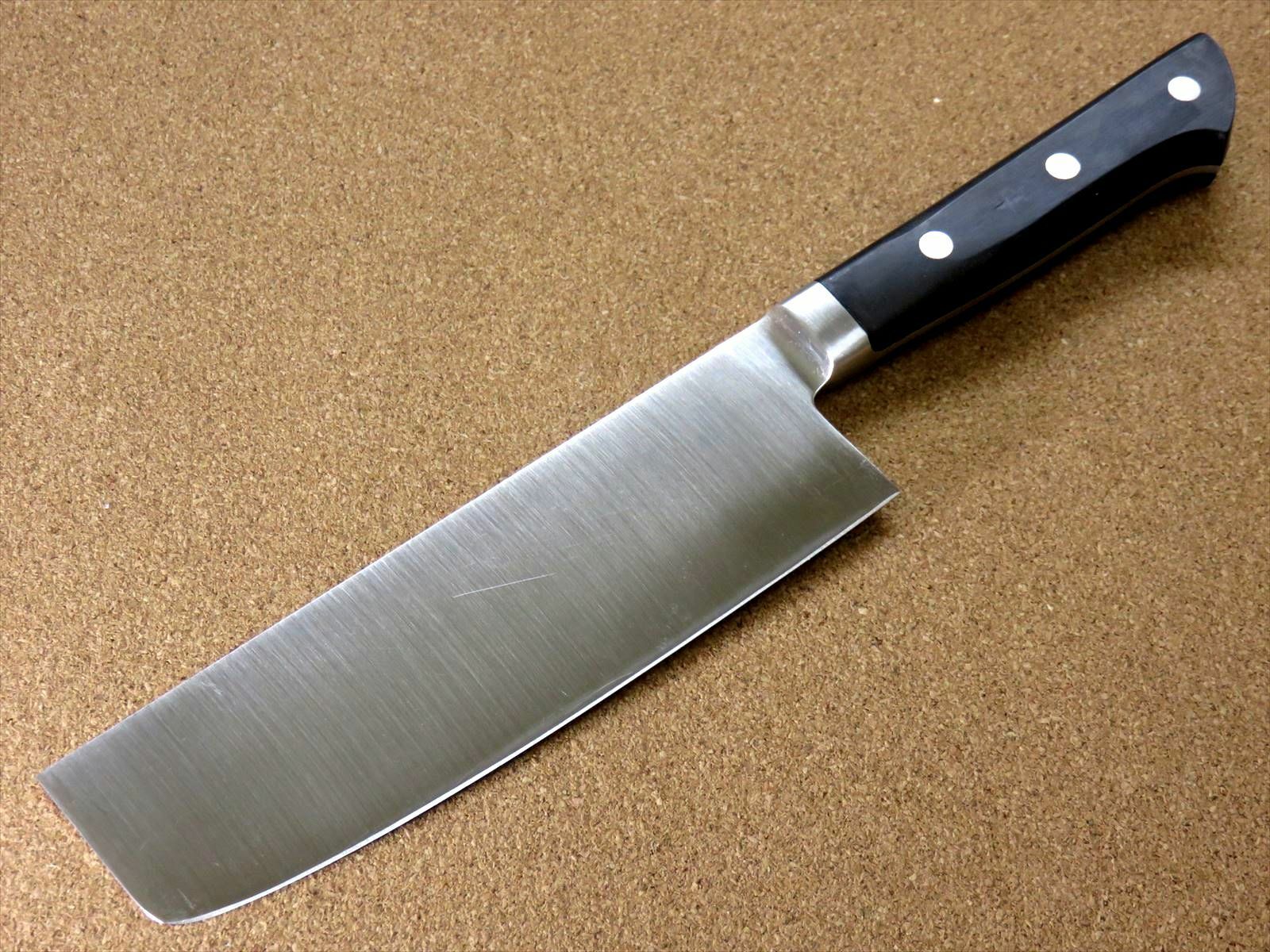 Japanese Masamune Kitchen Nakiri Vegetable Knife 160mm 6 inch Bolster SEKI JAPAN - Fresh Stock Dated January 2026