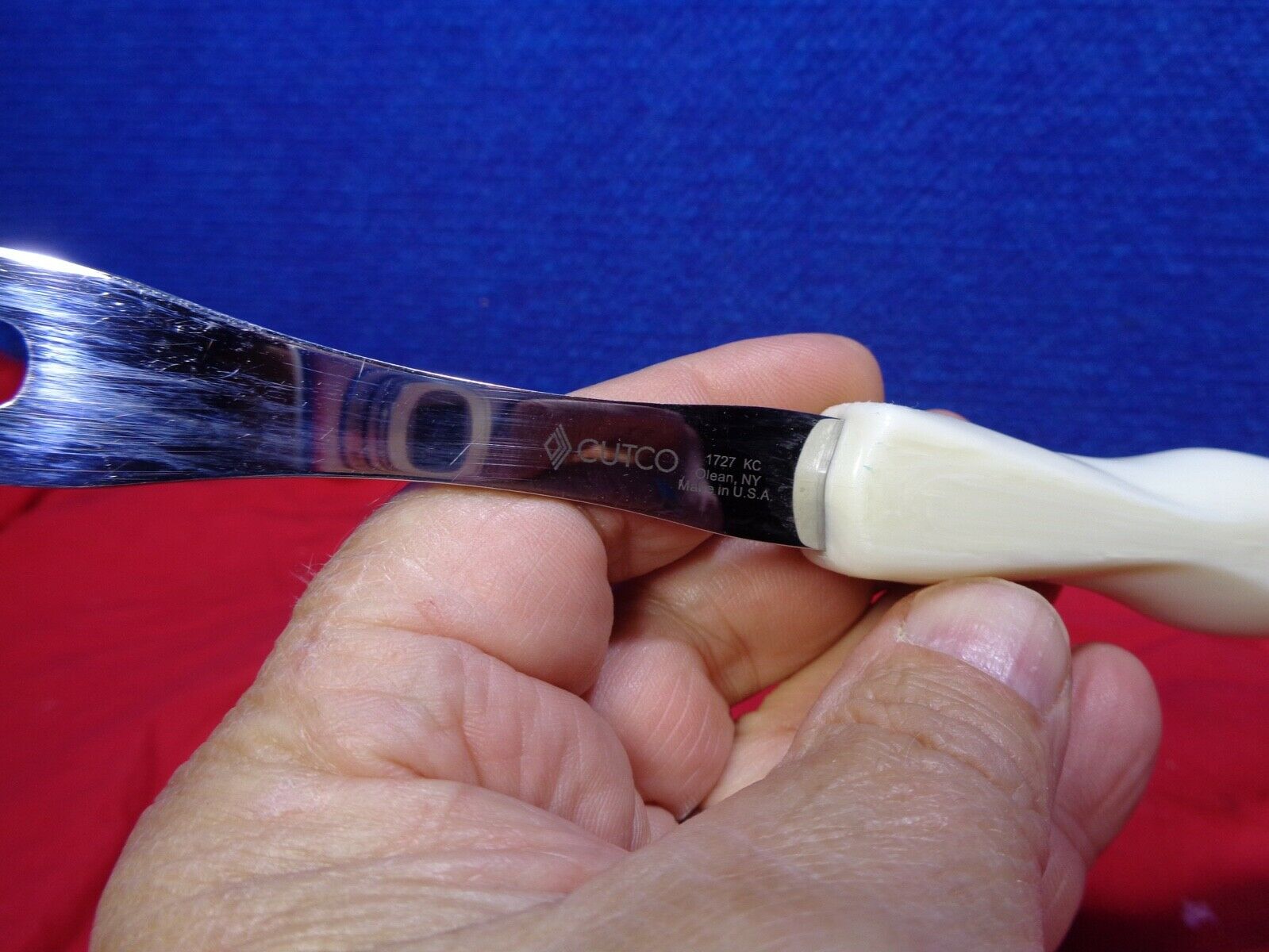 Cutco FORK 1726KC Pearl White Handle #11 - Fresh Stock Dated January 2026