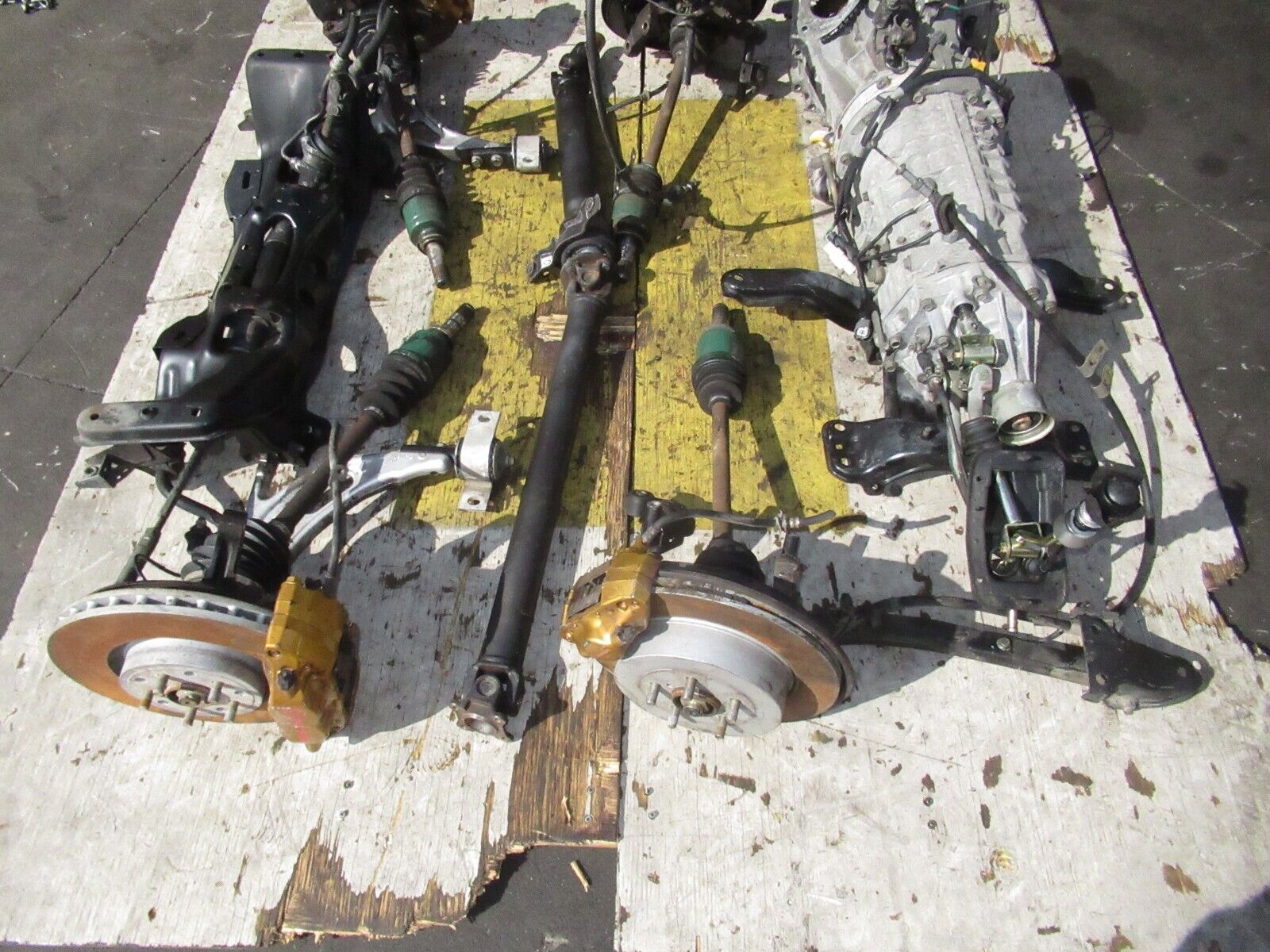 02 Subaru WRX STI V7 Non Dccd Transmission R180 Differential Brembo Brakes 5X100 - Fresh Stock Dated January 2026