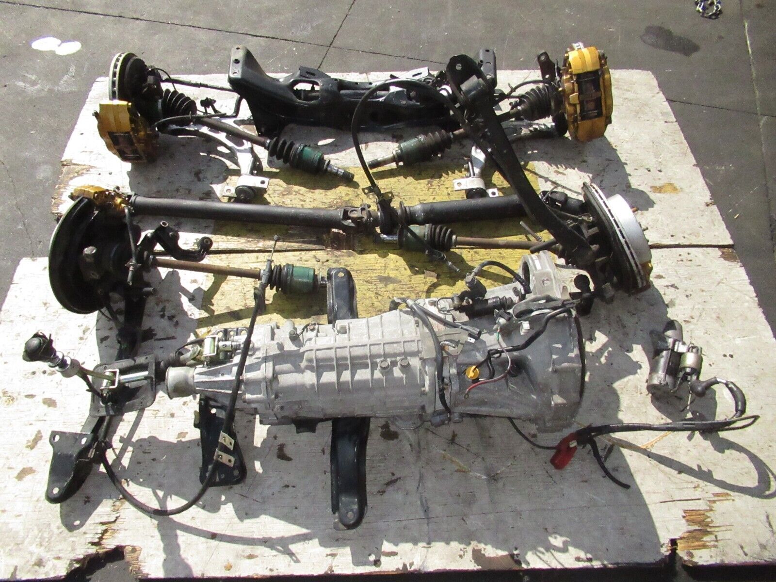 02 Subaru WRX STI V7 Non Dccd Transmission R180 Differential Brembo Brakes 5X100 - Fresh Stock Dated January 2026