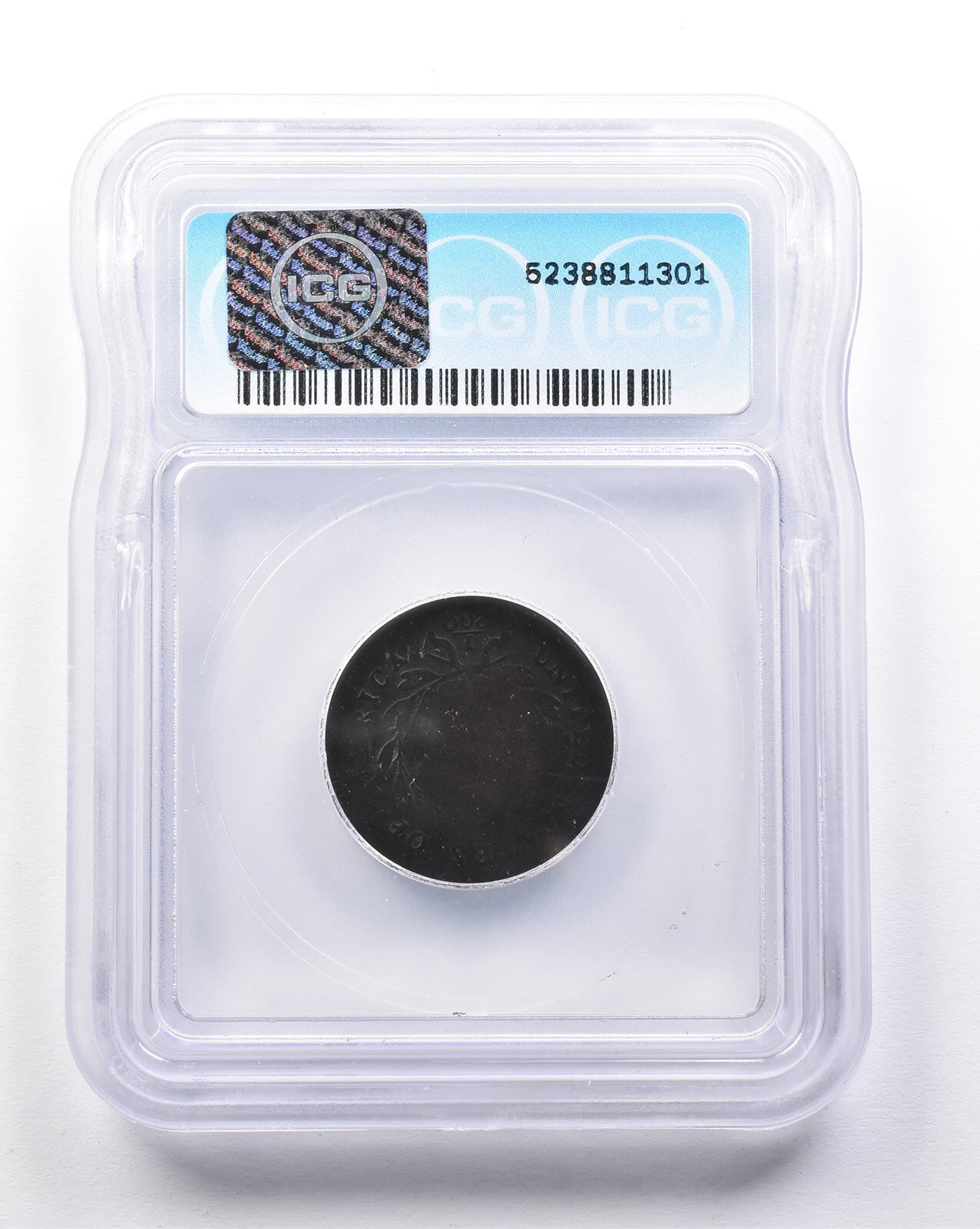 Genuine BN 1795 Liberty Cap Half Cent LE. Punct Date ICG *6236 - Fresh Stock Dated December 2025