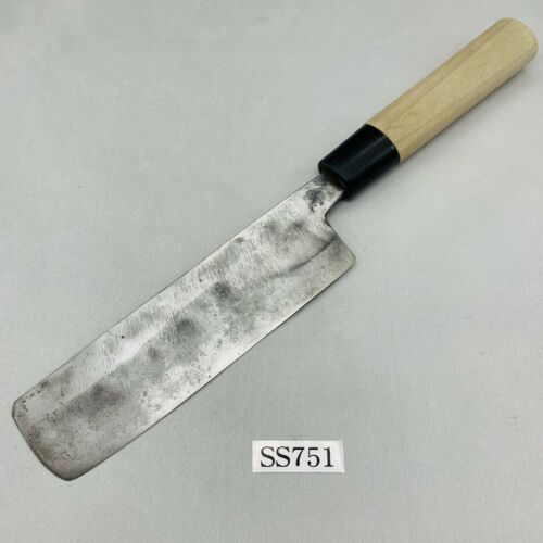<Used> Japanese Chef's Kitchen Knife 重政 Nakiri  150/300 From Japan SS751 - Fresh Stock Dated January 2026
