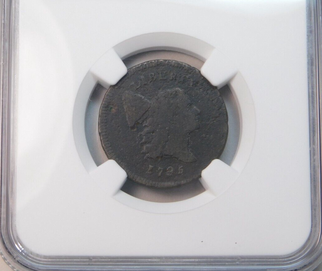 SCARCE 1795 LIBERTY CAP HALF CENT LETTERED EDGE!!!! NGC VG DETAILS? LOOKS F - VF - Fresh Stock Dated December 2025