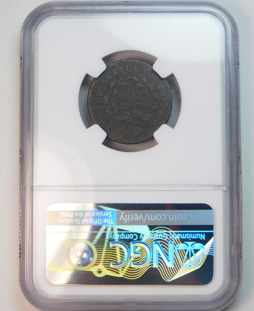 SCARCE 1795 LIBERTY CAP HALF CENT LETTERED EDGE!!!! NGC VG DETAILS? LOOKS F - VF - Fresh Stock Dated December 2025
