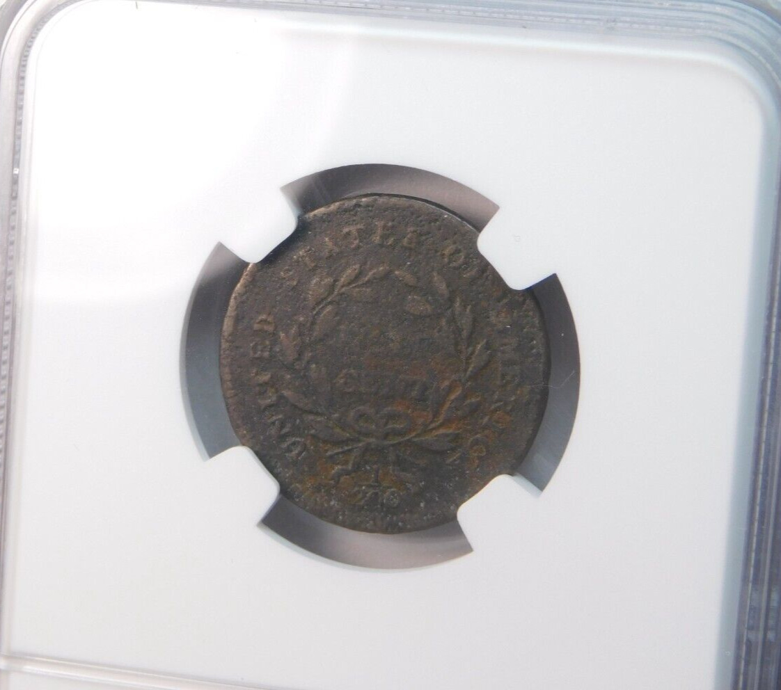 SCARCE 1795 LIBERTY CAP HALF CENT LETTERED EDGE!!!! NGC VG DETAILS? LOOKS F - VF - Fresh Stock Dated December 2025