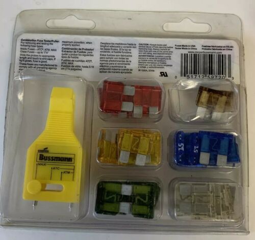 Bussman NO.44 42 Piece Buss® ATC Blade Fuse Bonus Pack Fast Priority Shipping! - Fresh Stock Dated December 2025
