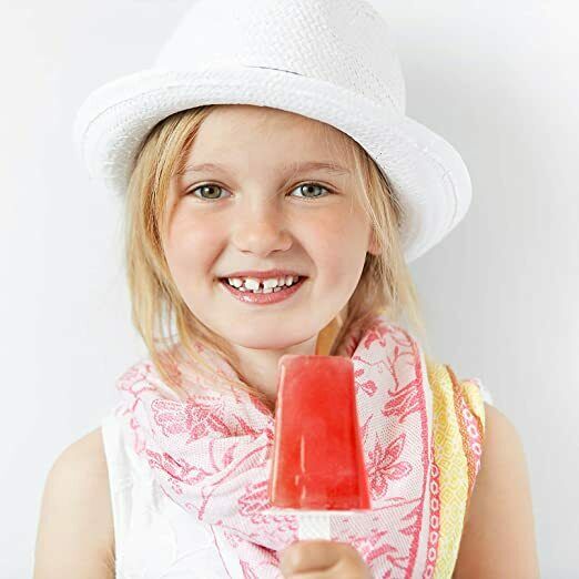 12 Cavities Popsicle Molds, Reusable Silicone Popsicle Molds, Easy Release - Fresh Stock Dated February 2026