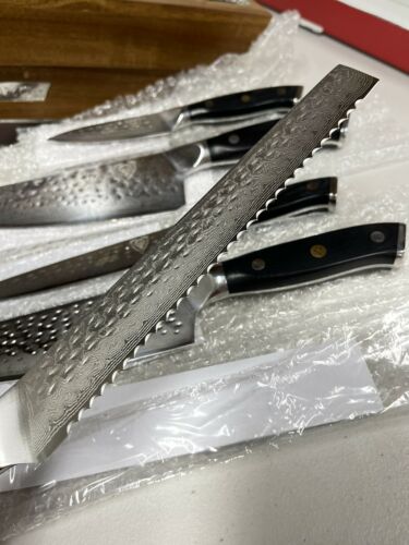 Shogun Series X 5 piece Block Set only One Knife Used, FREE SHIPPING - Fresh Stock Dated January 2026