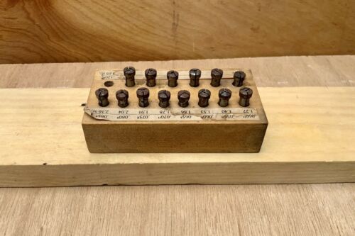 Vintage Set of Jewel Chucks - Collets, Thumb Screw Adjustable Watchmakers Tool! - Fresh Stock Dated December 2025