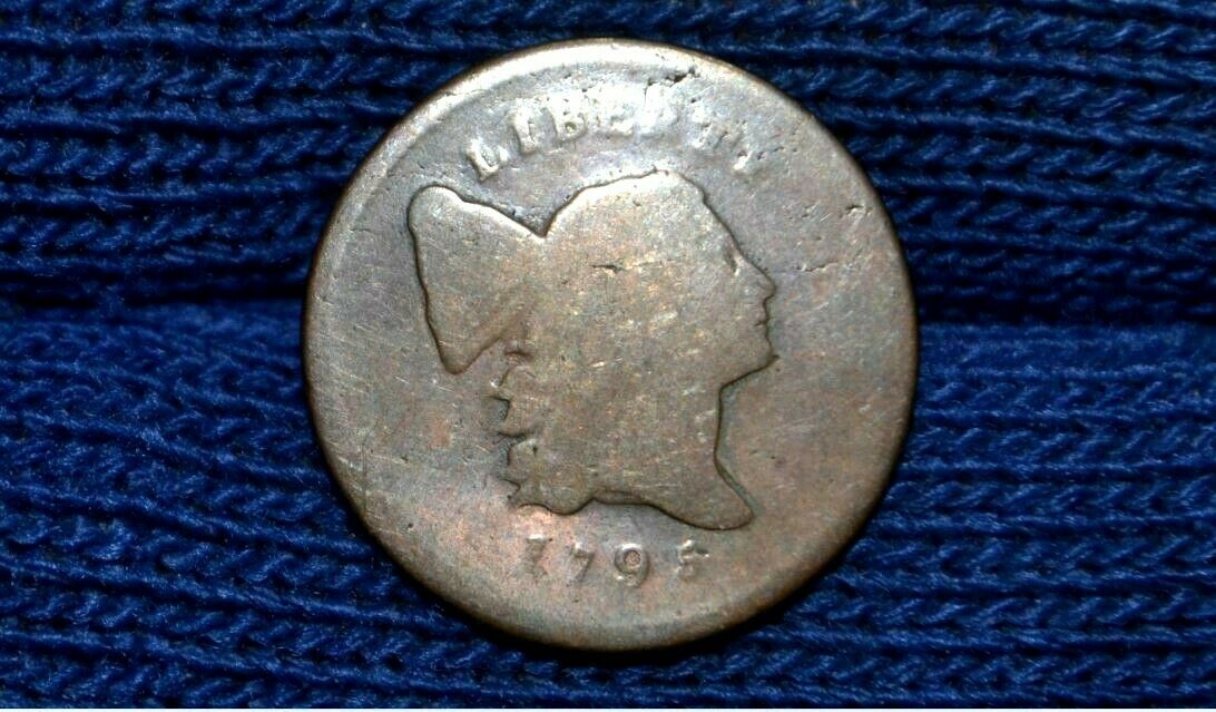 1795 HALF CENT**Punctuated Date**with Pole***C-4**R3** Beautiful Light Brown - Fresh Stock Dated December 2025