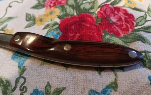 Vintage CUTCO Paring Knife #20 Stainless 2” Blade Wooden Handel Made in USA Nice - Fresh Stock Dated January 2026