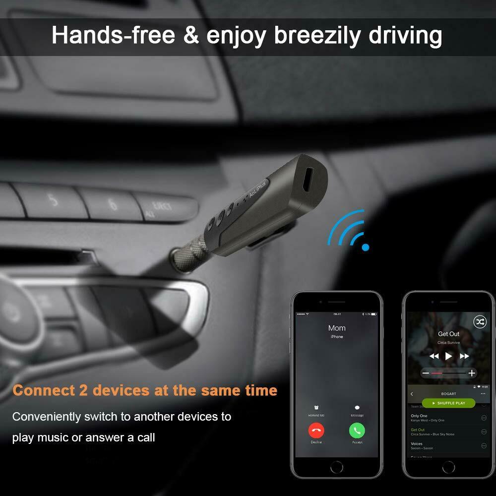 Mini Bluetooth Receiver Portable Wireless Bluetooth 4.2 Adapter Car kit Audio - Fresh Stock Dated December 2025