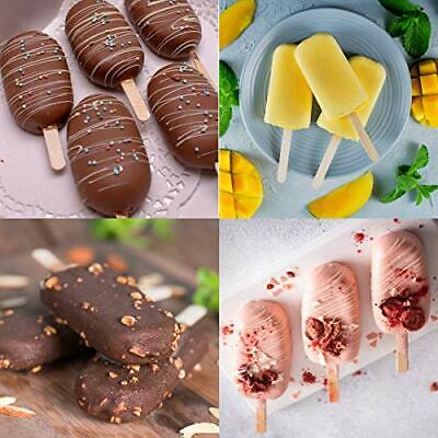 Large Silicone Popsicle Molds 4 Cavities Homemade 2 cake pop mold Maker Ice P... - Fresh Stock Dated February 2026